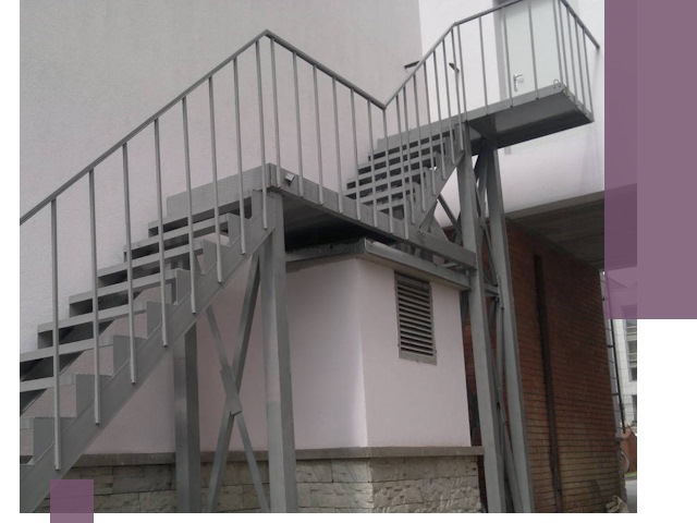 Монтаж пожарных лестниц под ключ в Воткинске с гарантией качества