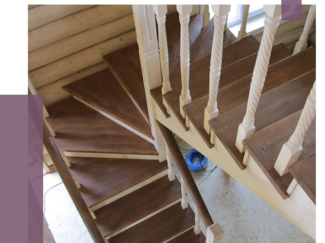 Реставрация деревянных лестниц в Воткинске от 4351 руб.