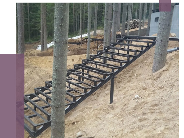 Монтаж металлических лестниц в Воткинске от 13727 руб. 