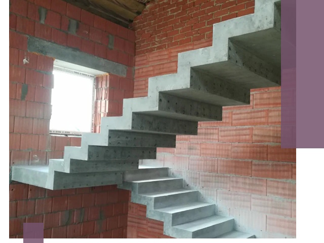 Бетонные лестницы под ключ в Воткинске: монтаж, демонтаж, ремонт