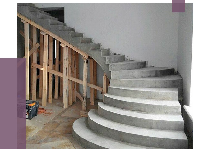 Изготовление бетонных лестниц под ключ в Воткинске от 20202 руб. | ПРОЛЁТ-Втк