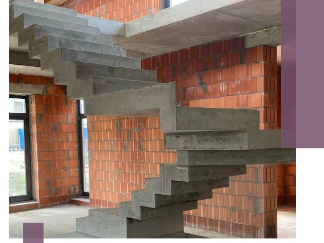 Изготовление бетонных лестниц под ключ в Воткинске