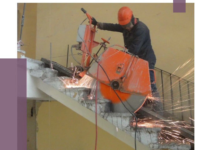 Демонтаж бетонных лестниц в Воткинске от 4662 руб. за м2 | ПРОЛЁТ-Втк