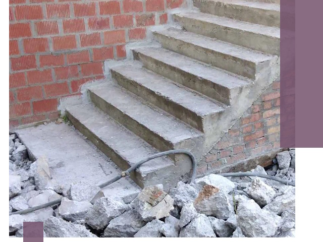 Демонтаж бетонных лестниц в Воткинске: быстро и безопасно