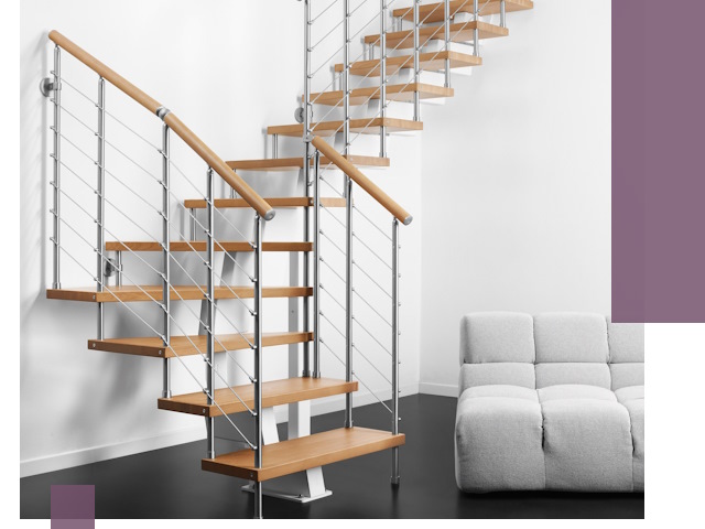 Модульные лестницы под ключ в Воткинске — монтаж и изготовление