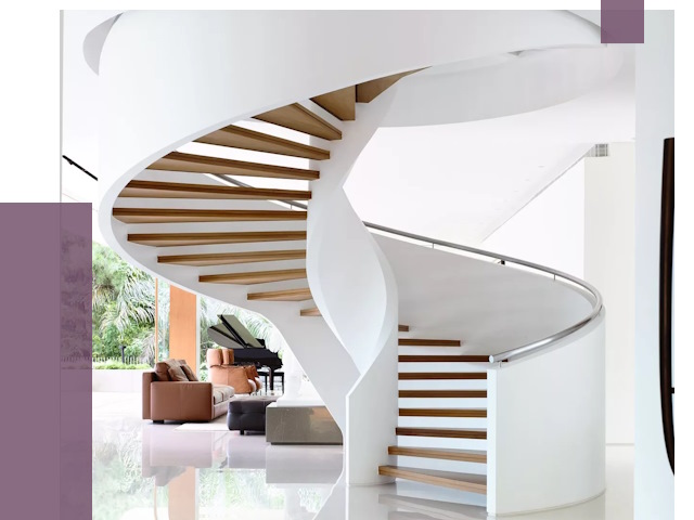 Винтовые лестницы в Воткинске под ключ от 49210 руб. | ПРОЛЁТ-Втк