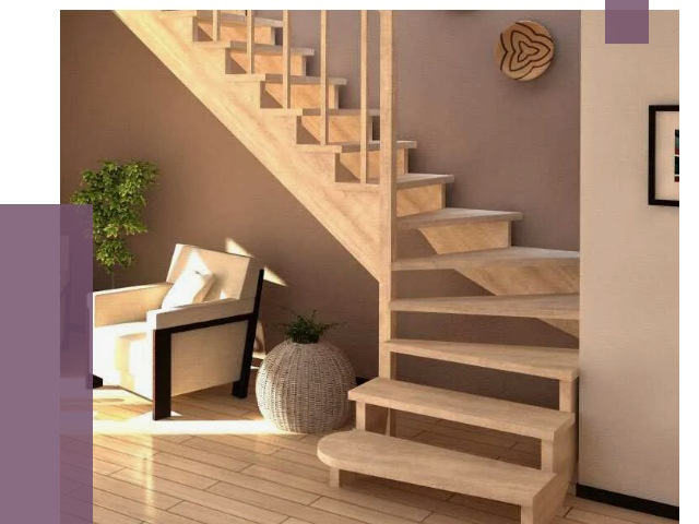 Изготовление Г-образных лестниц в Воткинске от 19166 руб. 