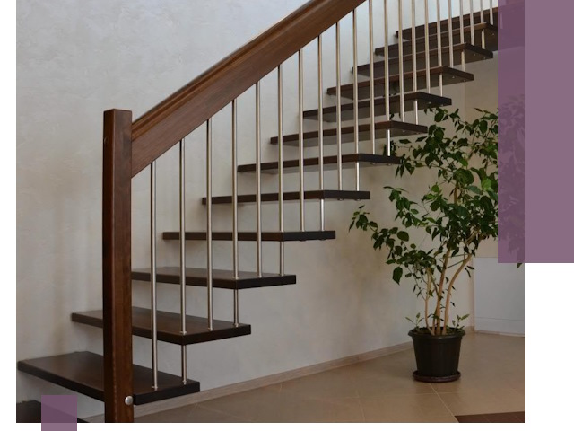 Лестницы на больцах под ключ в Воткинске – изготовление и монтаж