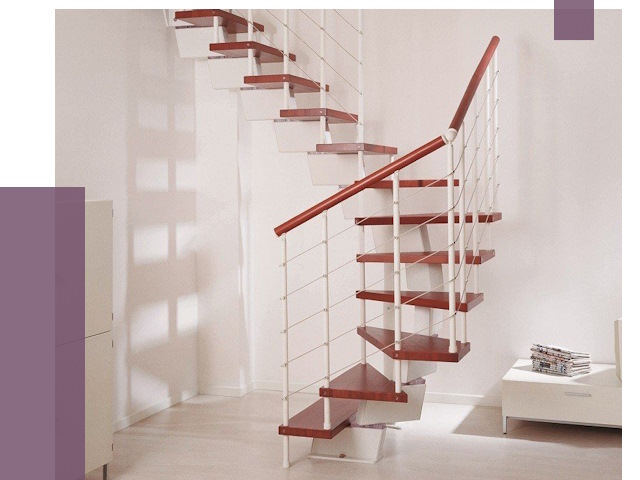 Изготовление лестниц на больцах в Воткинске от 9842 руб. | ПРОЛЁТ-Втк