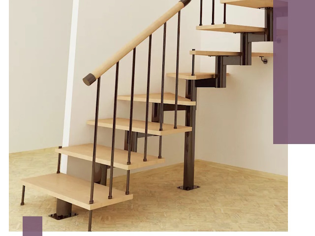 Монтаж лестниц на больцах в Воткинске — быстро и надежно