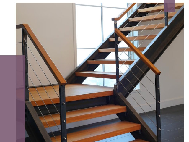 Изготовление лестниц на металлокаркасе в Воткинске от 19166 руб. | ПРОЛЁТ-Втк