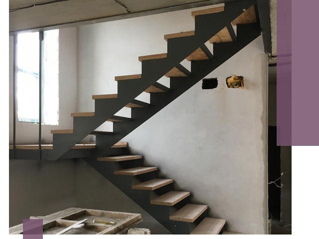 Изготовление лестниц на металлокаркасе в Воткинске от производителя