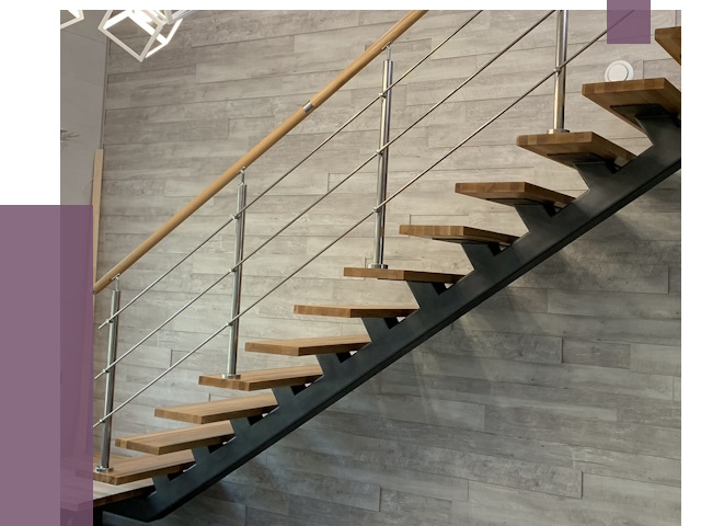 Изготовление лестниц на монокосоуре в Воткинске от 77182 руб. 