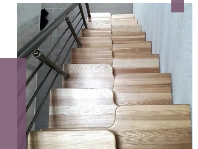 Лестницы гусиный шаг в Воткинске от 13209 руб. под ключ | ПРОЛЁТ-Втк