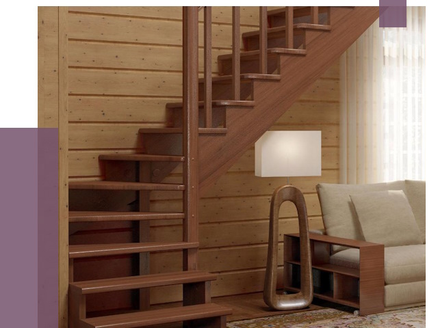 Лестницы эконом класса в Воткинске от 18493 руб. бюджетные решения