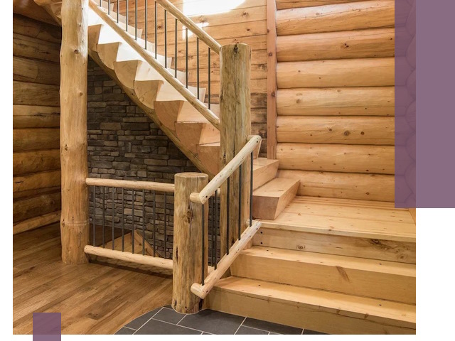 Лестницы в баню под заказ и профессиональный монтаж в Воткинске