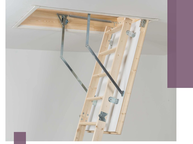 Установка чердачной лестницы под ключ в Воткинске