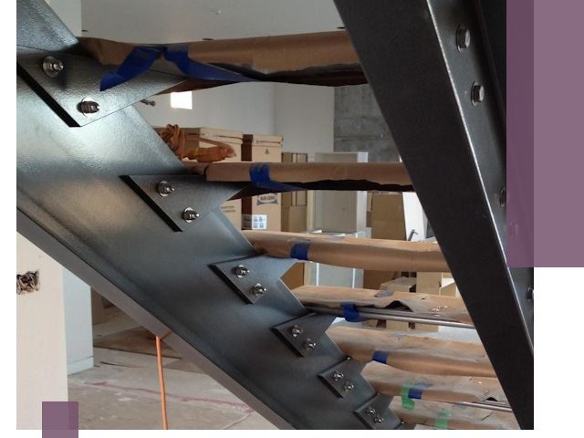 Усиление лестничных конструкций и усиление опор в Воткинске