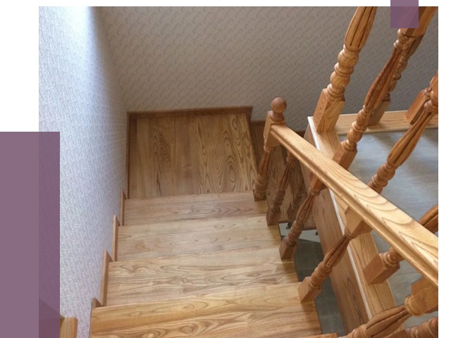 Сосновые лестницы в Воткинске под ключ от 8184 руб.  | ПРОЛЁТ-Втк