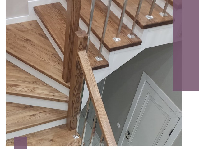 Обшивка металлических лестниц под ключ в Воткинске