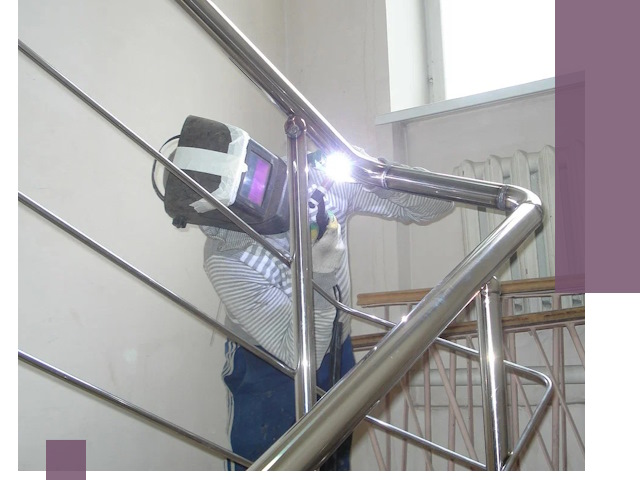 Монтаж перил и ограждений качественно в Воткинске