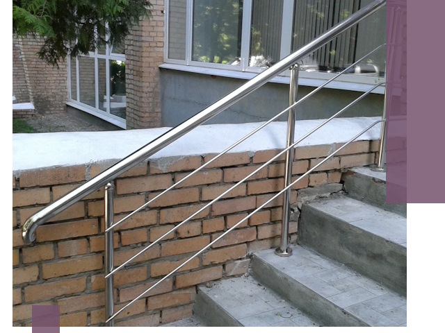 Перила из нержавеющей стали высокого качества в Воткинске