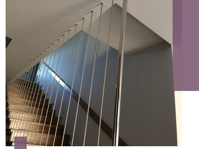 Тросовые перила под ключ в Воткинске — производство и монтаж