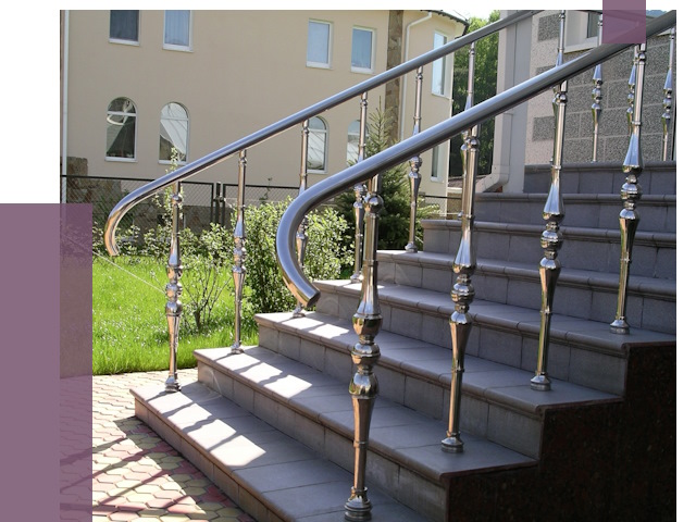 Перила для крыльца в Воткинске от 10878 руб. — монтаж ПРОЛЁТ-Втк