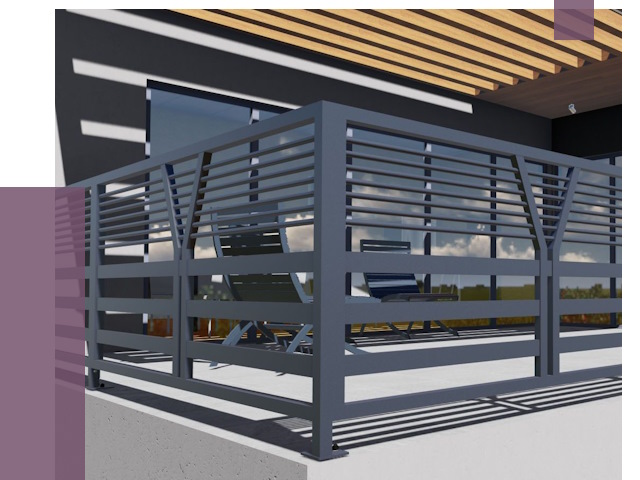 Изготовление балконных ограждений в Воткинске от 10878 руб. | ПРОЛЁТ-Втк