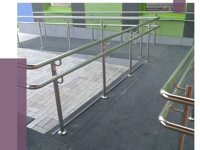 Ограждения пандусов в Воткинске от 4403 руб. монтаж | ПРОЛЁТ-Втк