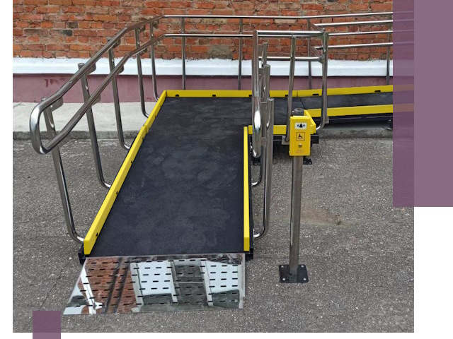 Изготовление наклонных пандусов для инвалидов в Воткинске