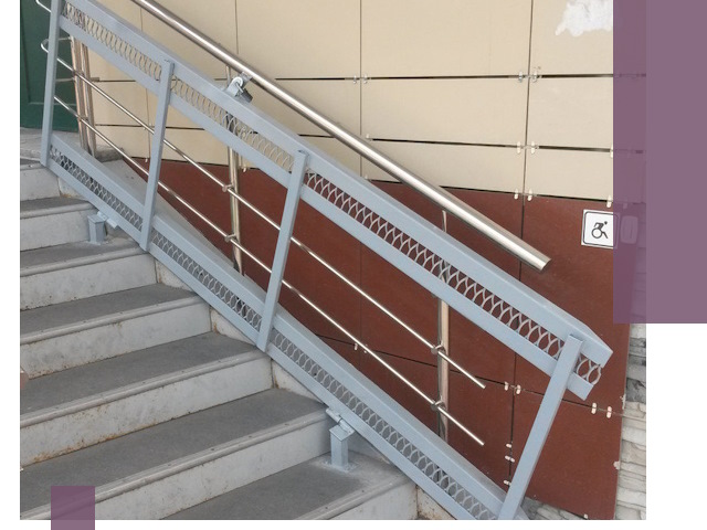 Изготовление откидных пандусов под ключ в Воткинске