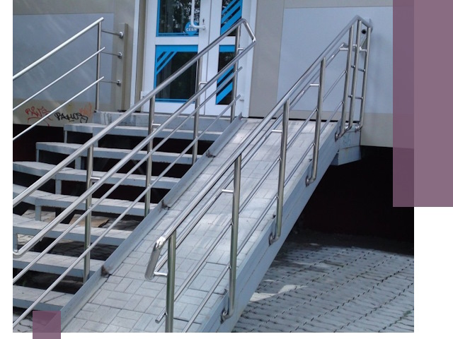 Пандус на крыльцо под ключ в Воткинске: монтаж и изготовление