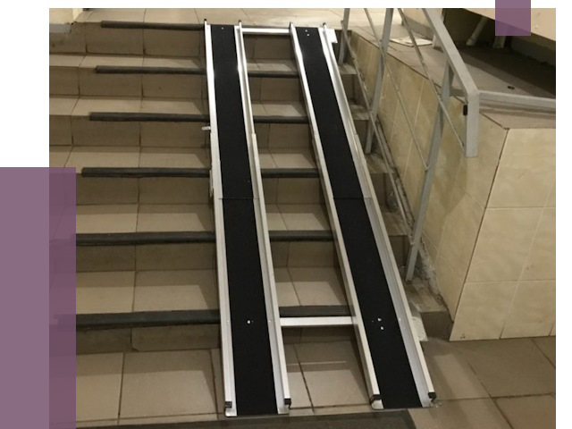 Установка пандуса в подъезд в Воткинске от 8081 руб. под ключ | ПРОЛЁТ-Втк