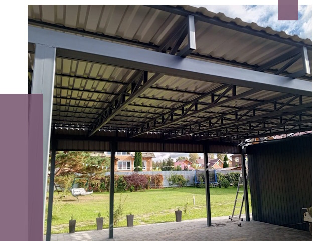 Монтаж навесов в Воткинске от 7459 руб. — установка навеса | ПРОЛЁТ-Втк