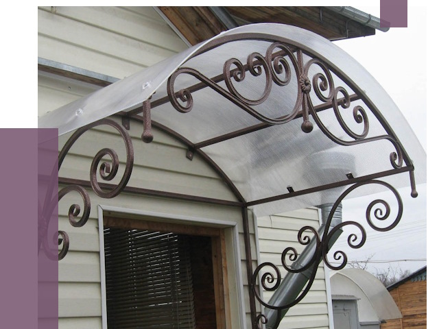 Изготовление козырьков в Воткинске от 7459 руб. — заказать | ПРОЛЁТ-Втк