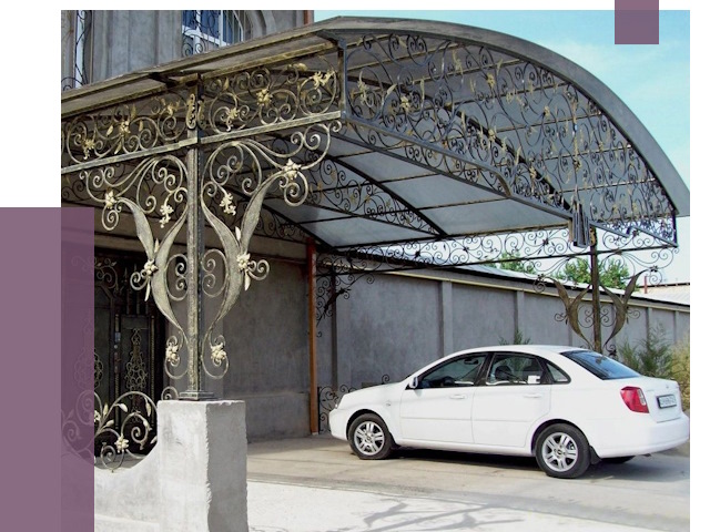 Кованые навесы в Воткинске от 14763 руб. | ПРОЛЁТ-Втк