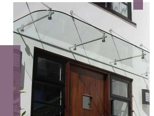 Стеклянные козырьки в Воткинске от 19166 руб. | ПРОЛЁТ-Втк