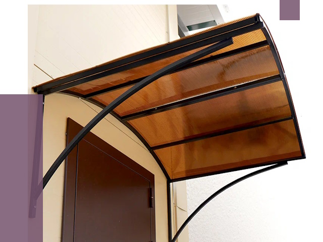 Недорогие козырьки в Воткинске от 7687 руб.  | ПРОЛЁТ-Втк