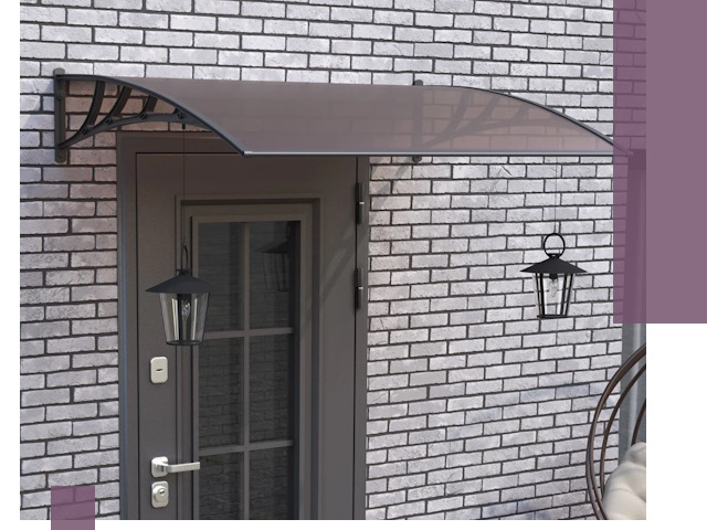 Недорогие козырьки и навесы под ключ в Воткинске