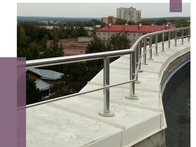 Парапеты и ограждения кровли в Воткинске от 5025 руб.
