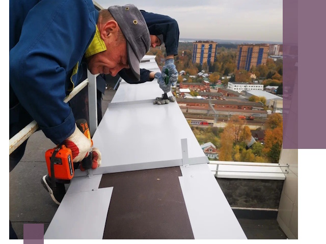 Монтаж парапетов в Воткинске — установка прочных металлических ограждений