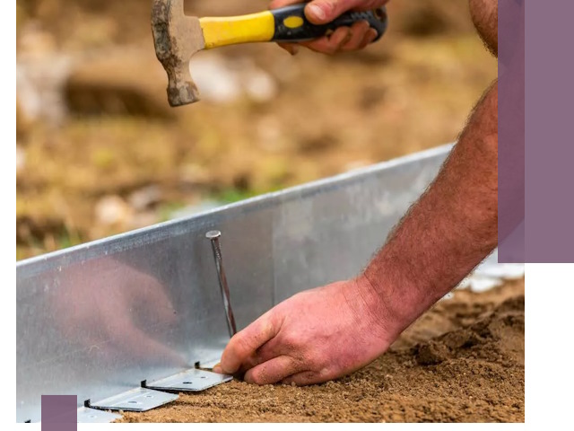 Монтаж металлических бордюров в Воткинске быстро и качественно