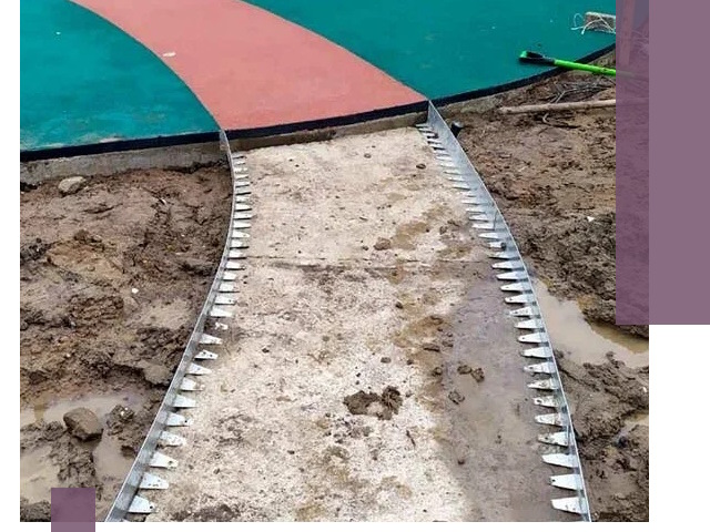 Металлические бордюры для дорожек в Воткинске — монтаж и изготовление