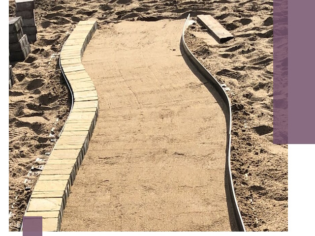 Металлические бордюры для тротуаров в Воткинске — прочные и долговечные