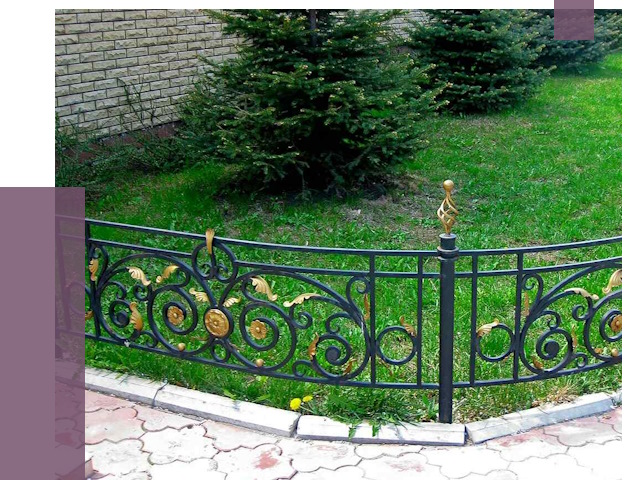 Кованые газонные ограждения в Воткинске от 7718 руб. — ПРОЛЁТ-Втк