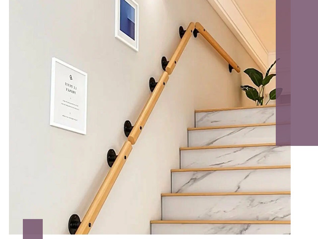 Поручни металлические и деревянные под ключ в Воткинске